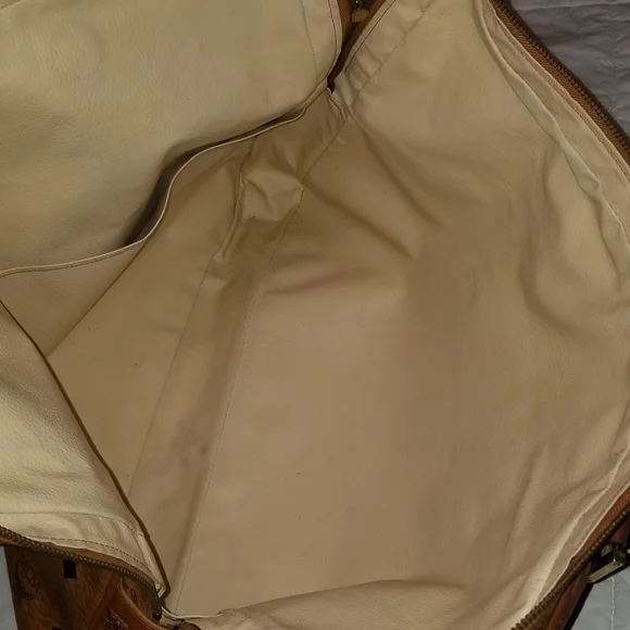 VINTAGE  MCM luggage  laptop carry on detachable strql bag - Picture 3 of 16